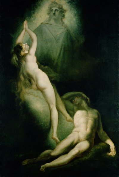 Die Erschaffung Evas, 1791-93 von Johann Heinrich Füssli